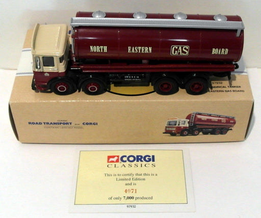 Corgi 1/50 Scale Diecast 97932 - AEC Cylindrical Tanker North Eastern Gas Board