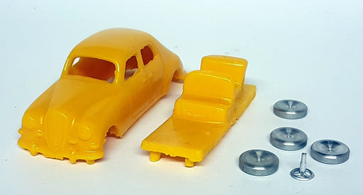 Unbranded 1/43 Scale Resin Unbuilt Kit - 104K Vintage Car Yellow