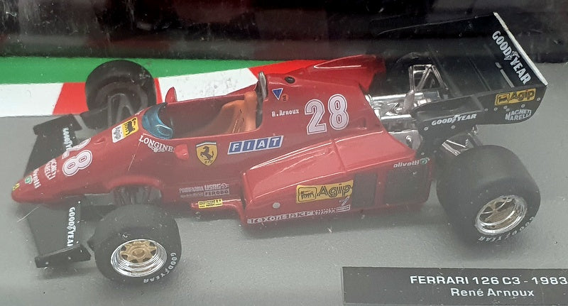 Altaya 1/43 Scale Model Car 1101IR13 - Ferrari 126 C3 1983 Rene Arnoux