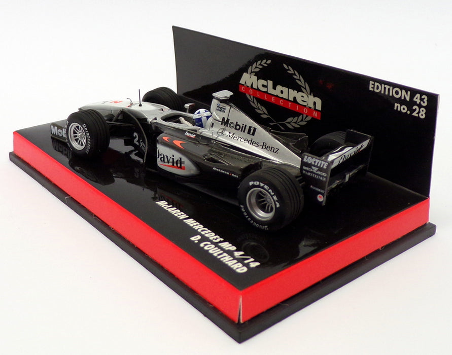 Minichamps 1/43 Scale 530 994302 - F1 McLaren Mercedes MP4/14 - #2 D.Coulthard