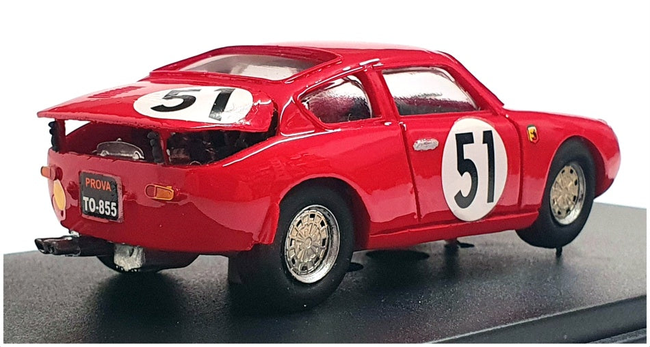 Racing Models 1/43 Scale RMP111 - Abarth 700 S Le Mans 1962 - Red