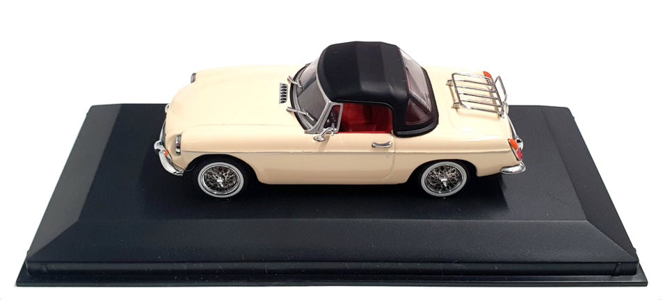 Minichamps 1/43 Scale 430 131040 - 1962-69 MGB Cabriolet Softop - Cream