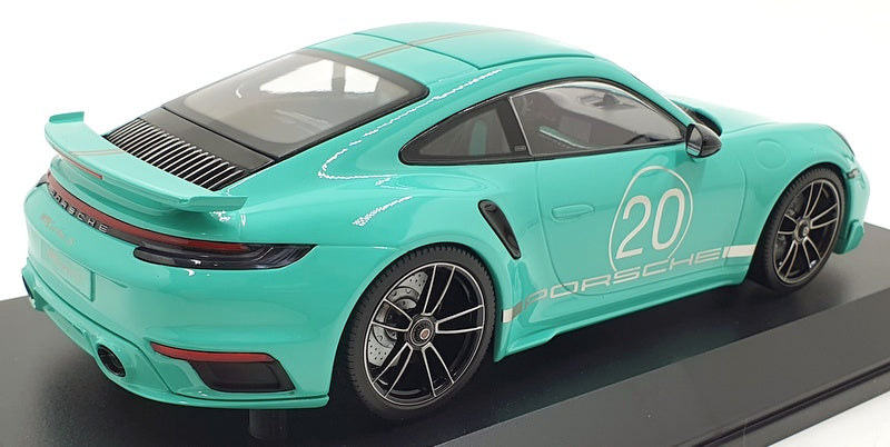 Minichamps 1/18 Scale Diecast 155 069175 Porsche 911 Trubo S 2021 Green