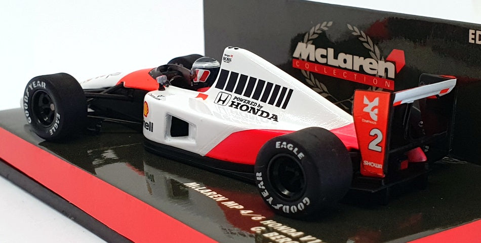 Minichamps 1/43 Scale 530 914302 - F1 McLaren MP 4/6 Honda V12 - G.Berger 1991