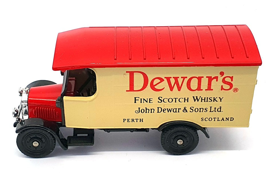 Corgi 13cm Long Diecast C913 - Thornycroft Van Dewar's - Red/Cream