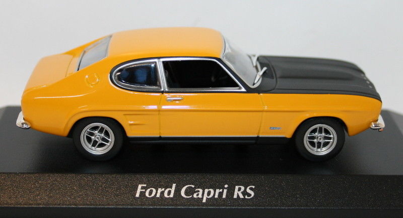 Maxichamps 1/43 Scale Diecast 940 085800 Ford Capri MK1 RS 1969 - Yellow