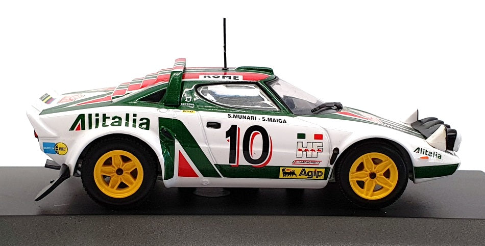 Minichamps 1/43 Scale 430 761210 - Lancia Stratos Alitalia 1st #10 M.Carlo 1976