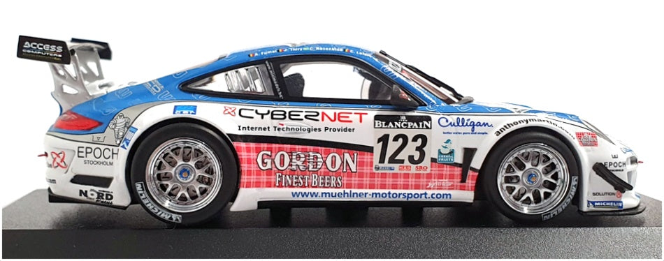 Minichamps 1/43 Scale 400 118923 - Porsche 911 GT3R #123 24h SPA 2011