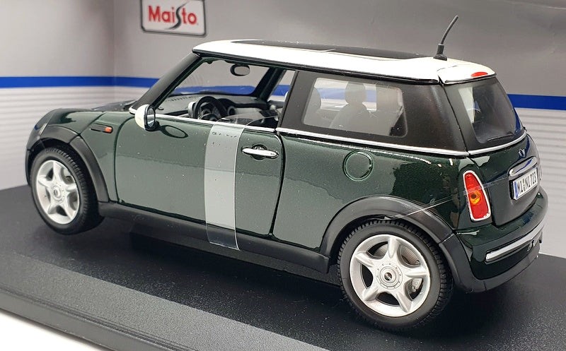 Maisto 1/18 Scale Diecast 31656 - MINI Cooper Sun roof - Green