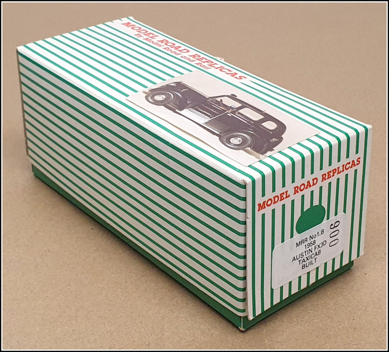 Model Road Replicas 1/43 Scale MRR1B - 1958 Austin FX3D Christmas Taxi - White