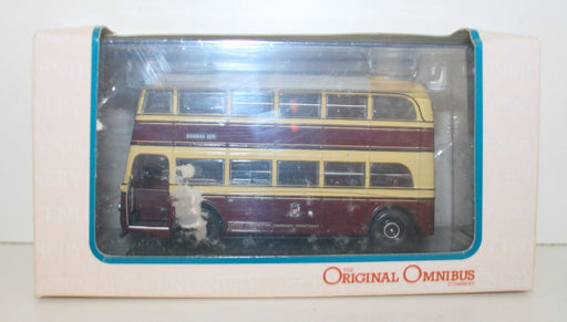 CORGI 1/76 OM45707 AEC Q DOUBLE DECK CARDIFF TRANSPORT