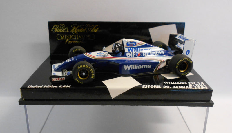 MINICHAMPS F1 1/43 Scale - 430940101 WILLIAMS RENAULT FW 15 HILL