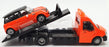 Burago 1/43 Scale #18 31400 - BMW Mini Car And Generic Flatbed Truck