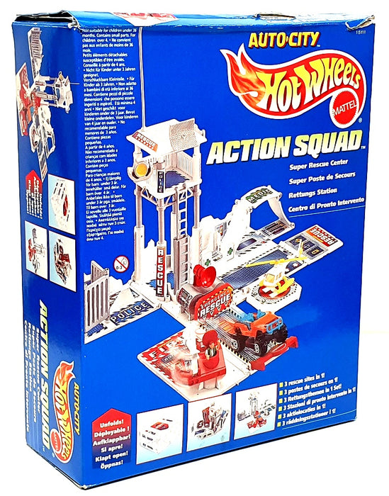 Hotwheels 15111 - Auto City Action Squad Super Rescue Centre