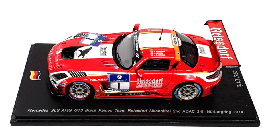 Spark 1/43 Scale SG129 - Mercedes SLS AMG GT3 - #1 2nd ADAC 24H