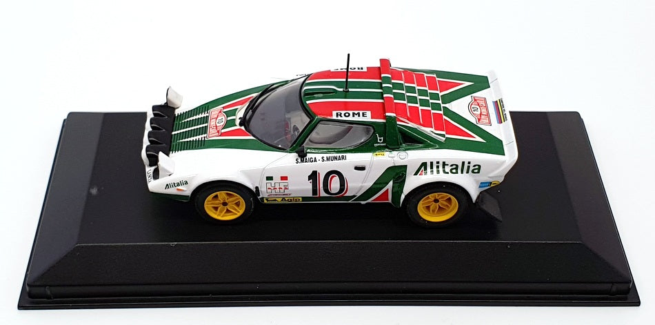 Minichamps 1/43 Scale 430 761210 - Lancia Stratos Alitalia 1st #10 M.Carlo 1976