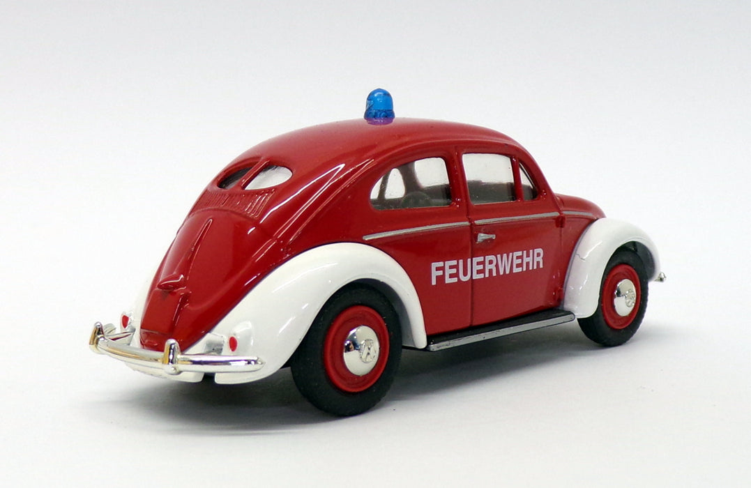 Vanguards 1/43 Scale VA12003 - VW Beetle - Feuerwehr German Fire Brigade