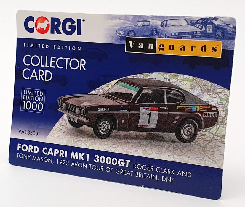 Vanguards 1/43 Scale VA13303 - Ford Capri Mk.1 - 1973 Avon Tour Of GB