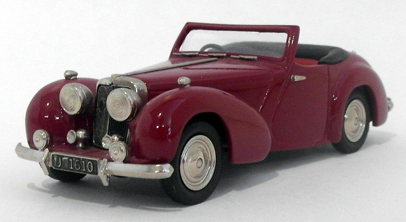 Lansdowne Models 1/43 Scale LDM37 - 1949 Triumph 2000 Roadster Bergerac - Maroon