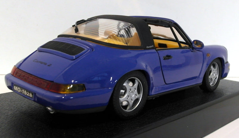 Anson 1/18 Scale diecast - 30305-W Porsche 911 964 Carrera 2 Targa Blue