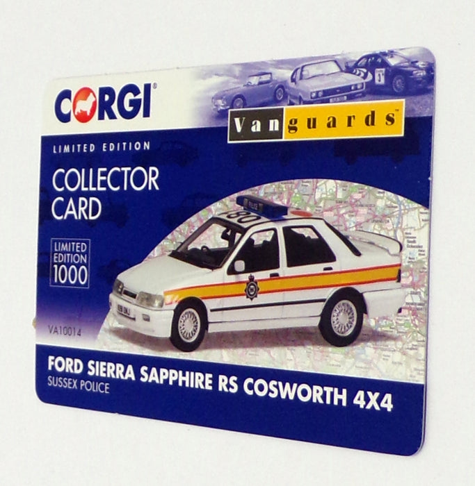 Vanguards 1/43 Scale VA10014 - Ford Sierra RS Cosworth 4x4 Sussex Police