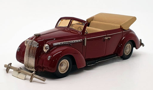 Western Models Plumbies 1/43 Scale 39 - Opel Admiral Cabrio - Maroon