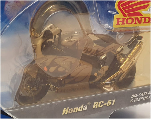 Hot Wheels 1/18 Scale 47092 - Honda RC-51 Motorbike - Silver