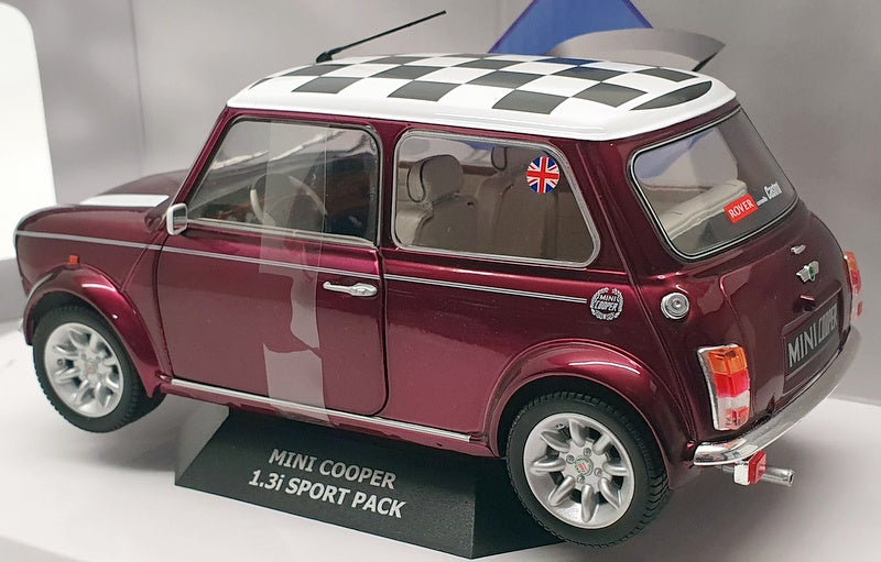 Solido 1/18 Scale S1800606 - 1997 Mini Cooper 1.3i Sport Pack - Purple