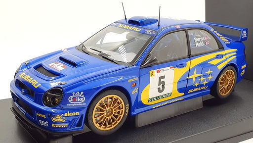 AutoArt 1/18 Scale diecast  80191 Subaru Impreza WRC 2001 Burns Reid Signed