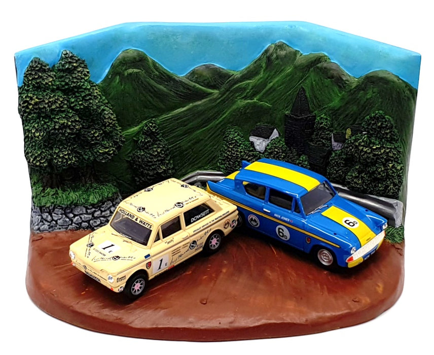 Vanguards 1/43 Scale RD3002 - Ford Anglia & Hillman Imp Racing Diorama