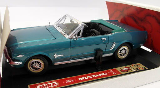 Mira 1/18 Scale - 6121 Ford Mustang 1965 Convertible Green