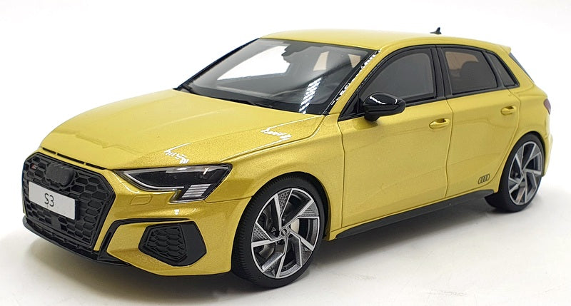 Voiture miniature AUDI S3 SPORTBACK 2020 Yellow GT Spirit 1:18