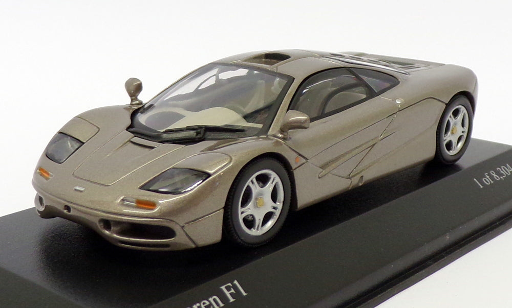 Minichamps 1/43 Scale 530 133437 - McLaren F1 - Platinum Grey