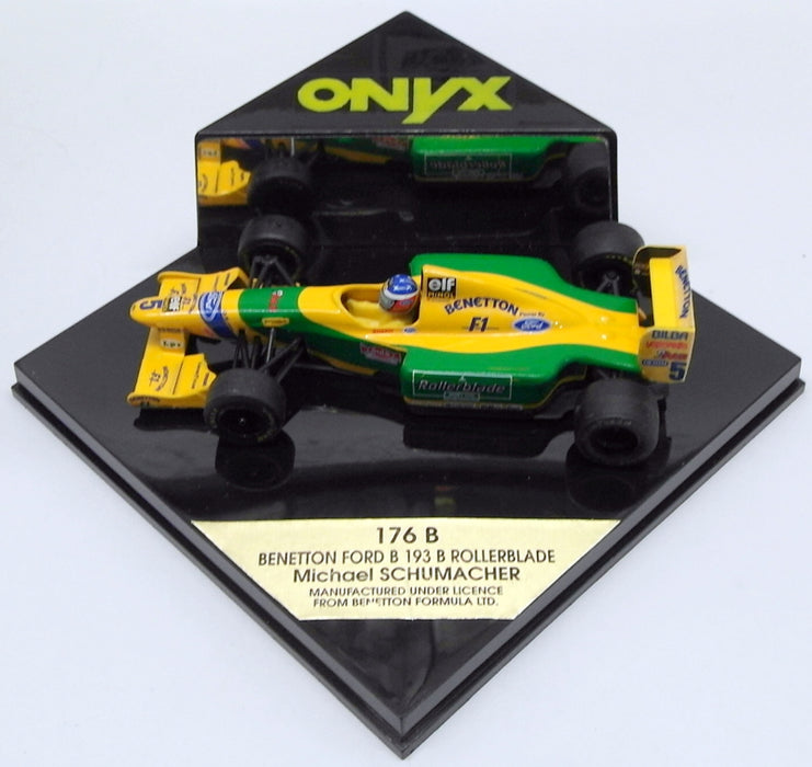 Onyx 1/43 Scale 176B - F1 Benetton Ford B193 B Rollerblade - Michael Schumacher