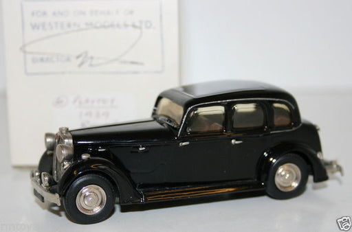 WESTERN MODELS MIKE STEPHENS 1st PROTOTYPE - PLAYTOY - 1939 ROVER SALOON - BLACK