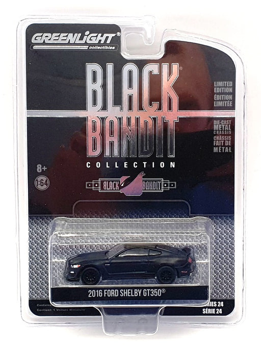 Greenlight 1/64 Scale Model Car 28050-E - 2016 Ford Shelby GT30 - Black