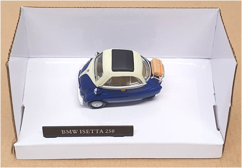 Cararama 1/43 Scale Diecast CAR12370BUBU - BMW Isetta 250 - Dk Blue