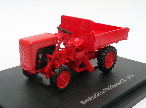 Hachette 1/43 Scale Model Tractor HT005 - 1954 Benetulliere Multiplex 412 - Red