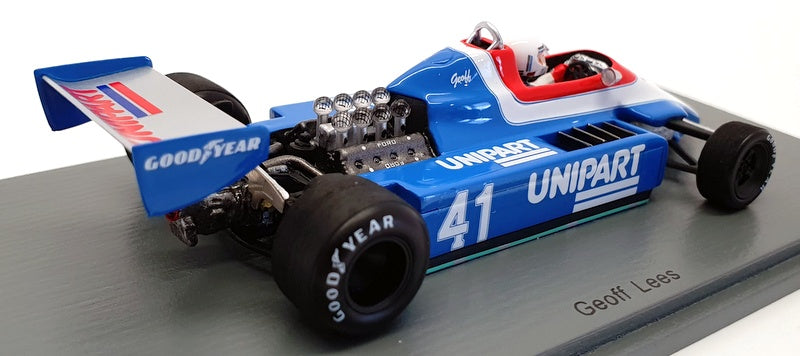 Spark 1/43 Scale S5307 - 1980 Ensign N180 #41 Dutch GP Geoff Lees