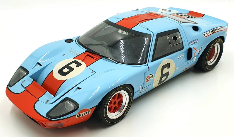 GMP 1/12 Scale Diecast 12073 - Ford GT40 Gulf 1969 #6 - Blue