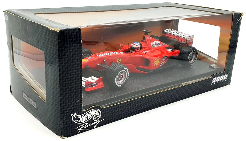 Hot Wheels Elite 1/18 Scale Diecast 26738 Ferrari F1-2000 Signed R.Barrichello