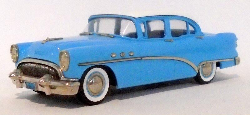 Brooklin 1/43 Scale BRK180  - 1954 Buick Special Sedan Arctic White/Malibu Blue