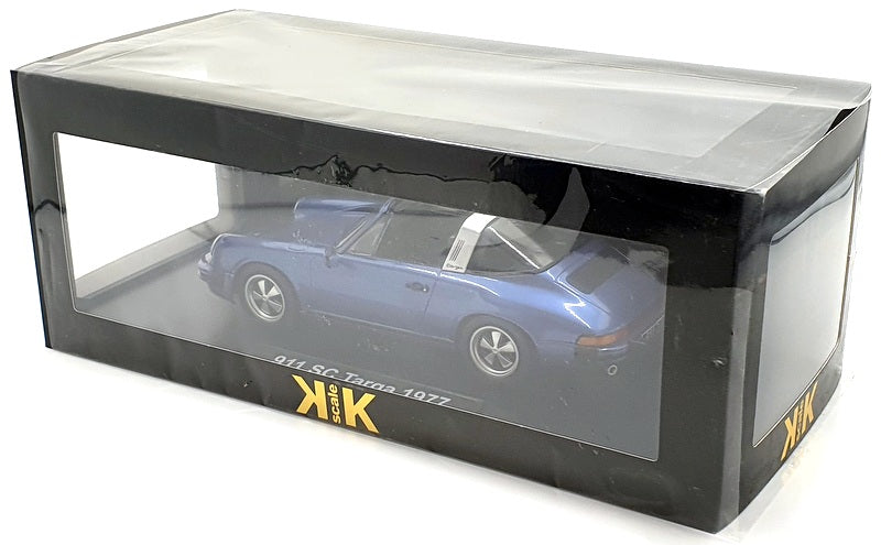 KK Scale 1/18 Scale Diecast KKDC180681 - Porsche 911 SC Targa 1977 - Blue