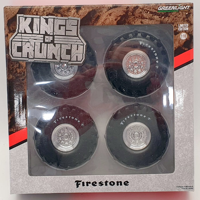 Greenlight 1/18 Scale Tyres 13546 - Monster Truck Wheel & Tyre Set