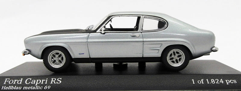 Minichamps 1/43 Scale 430085800 - 1972-73 Ford Capri RS 2600 Met Lgt Blue