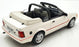 Otto Mobile 1/18 Scale Resin OT398 - Ford Escort Mk 4 XR3i Cabriolet - White