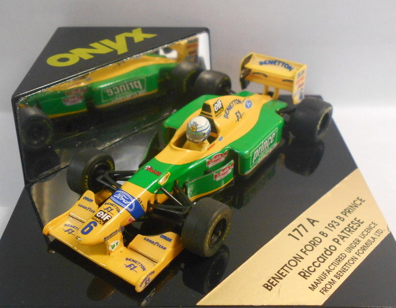 Onyx 1/43 Scale - 177A BENETTON FORD B RICARDO PATRESE