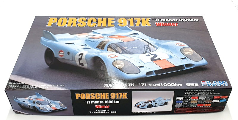 Fujimi 1/24 Scale Model Car Kit 126166 - 1971 Porsche 917K Monza 1000KM Winner
