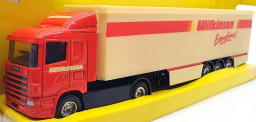 Corgi 1/64 Scale Model Truck TY86613 - Scania Container Wilkinson - Cream