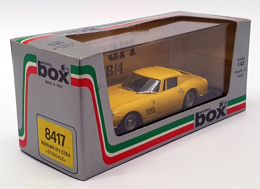 Box Model 1/43 Scale Model Car 8417 - Ferrari 275 GTB/4 - Yellow